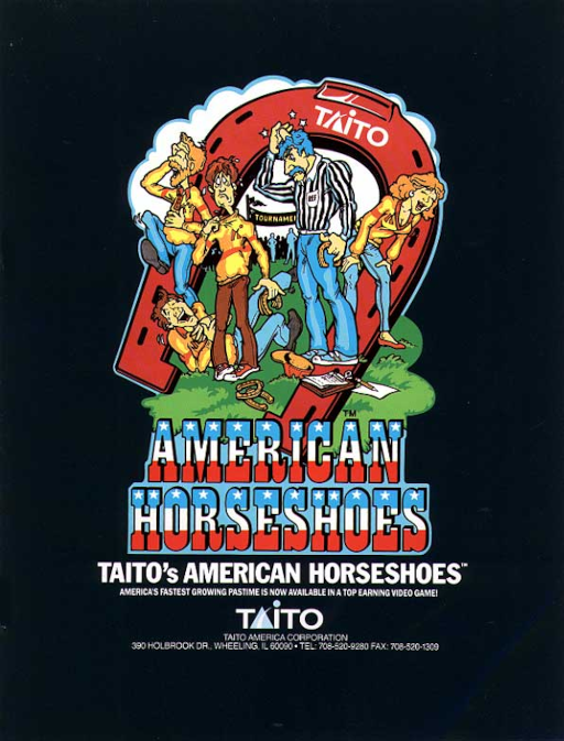 American Horseshoes (US) Arcade Game Cover